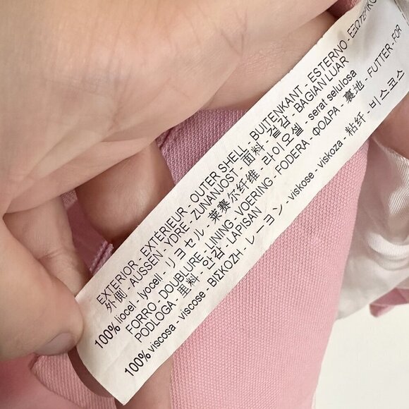 Zara Oversized Pink Double Breasted Blazer Jacket - Size: Large - Picture 6 of 14